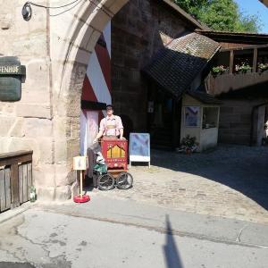 Barrel organ exhibition in the forum craftsman's court Nuremberg