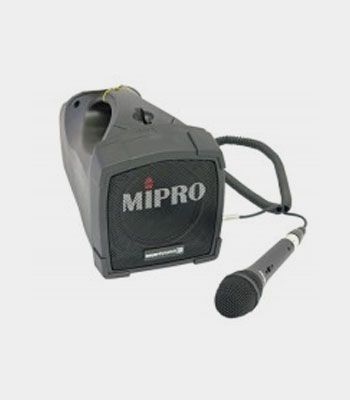 Amplifier incl. cable microphone